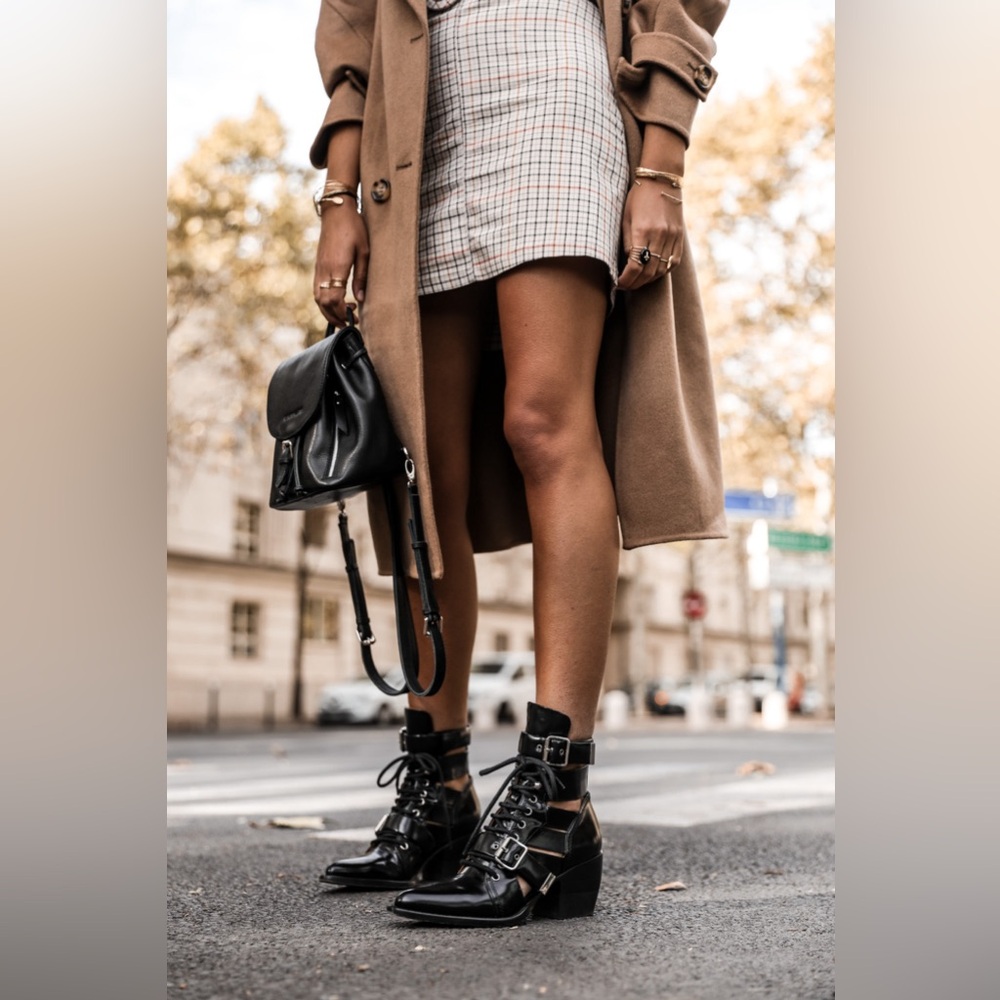 CHLOE • Rylee Python Leather Boots - Picture 15 of 16